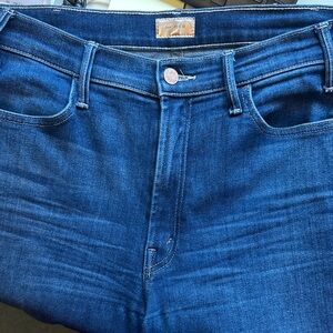 MOTHER Women's the hustler ankle fray Jeans